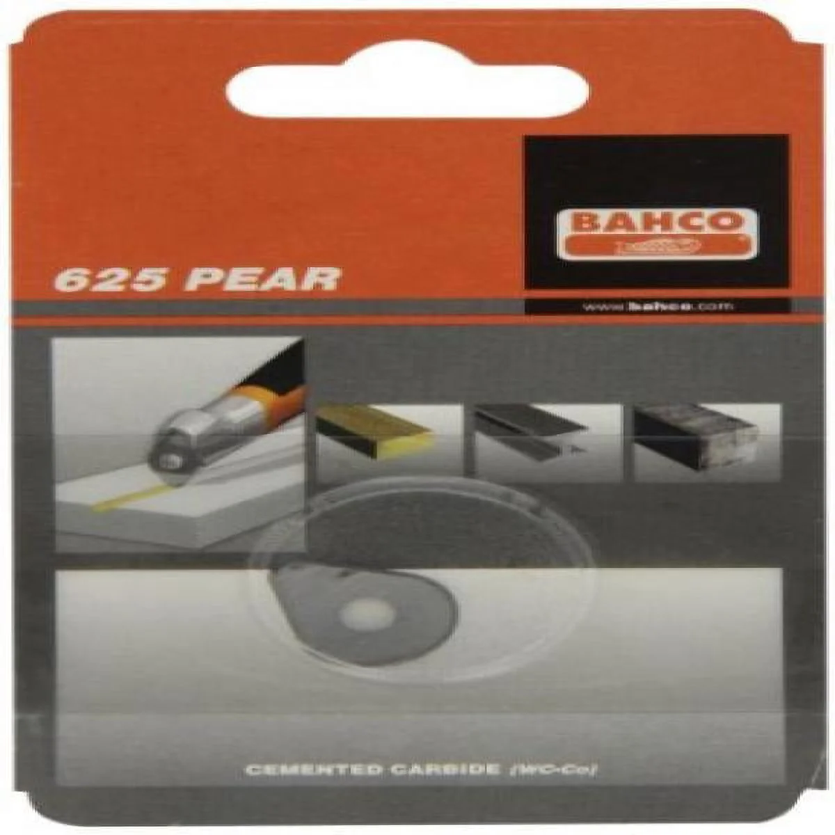 Bahco 625-Pear 1 in. Ergonomic Carbide Pear Blade