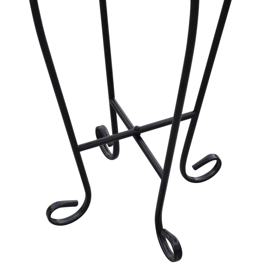 Side Table Plant Table Blue White