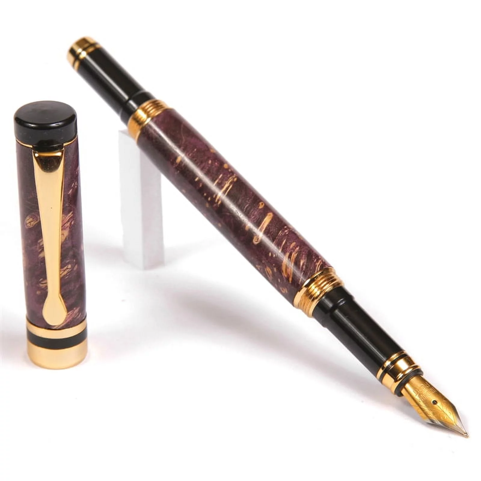 Classic Fountain Pen - Puple Box Elder