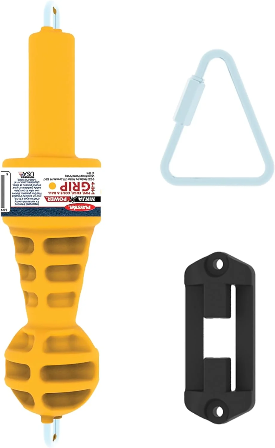 PlayStar Ninja Power 4-in-1 Yellow Grip PS 5016 Swing Set Accessory for Wooden Play Sets