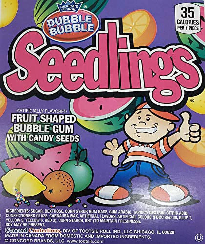 Candy Retailer Seedling Filled Gumballs 1 Lb