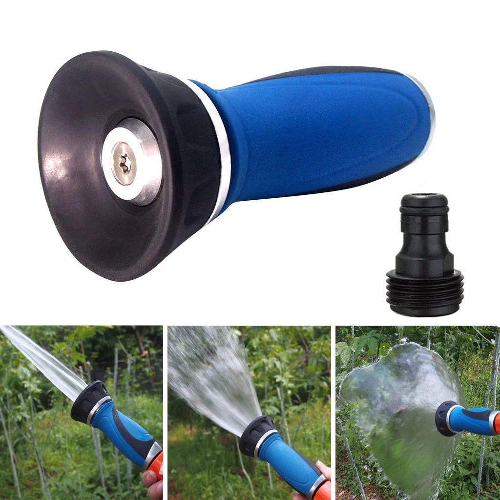 Garden Hose Nozzle Water Spray High-Pressure Spray Nozzle Sprinkler Adjustable