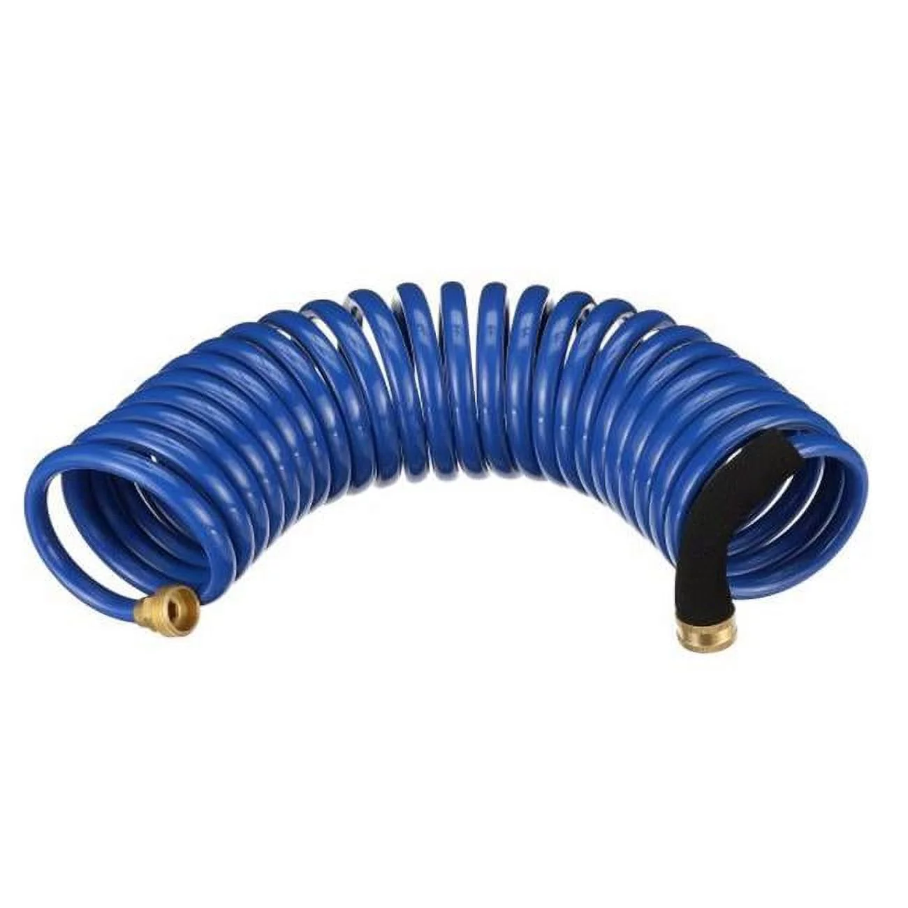 Attwood Mari 118717 25 ft. Spiral Watering Hose, Black