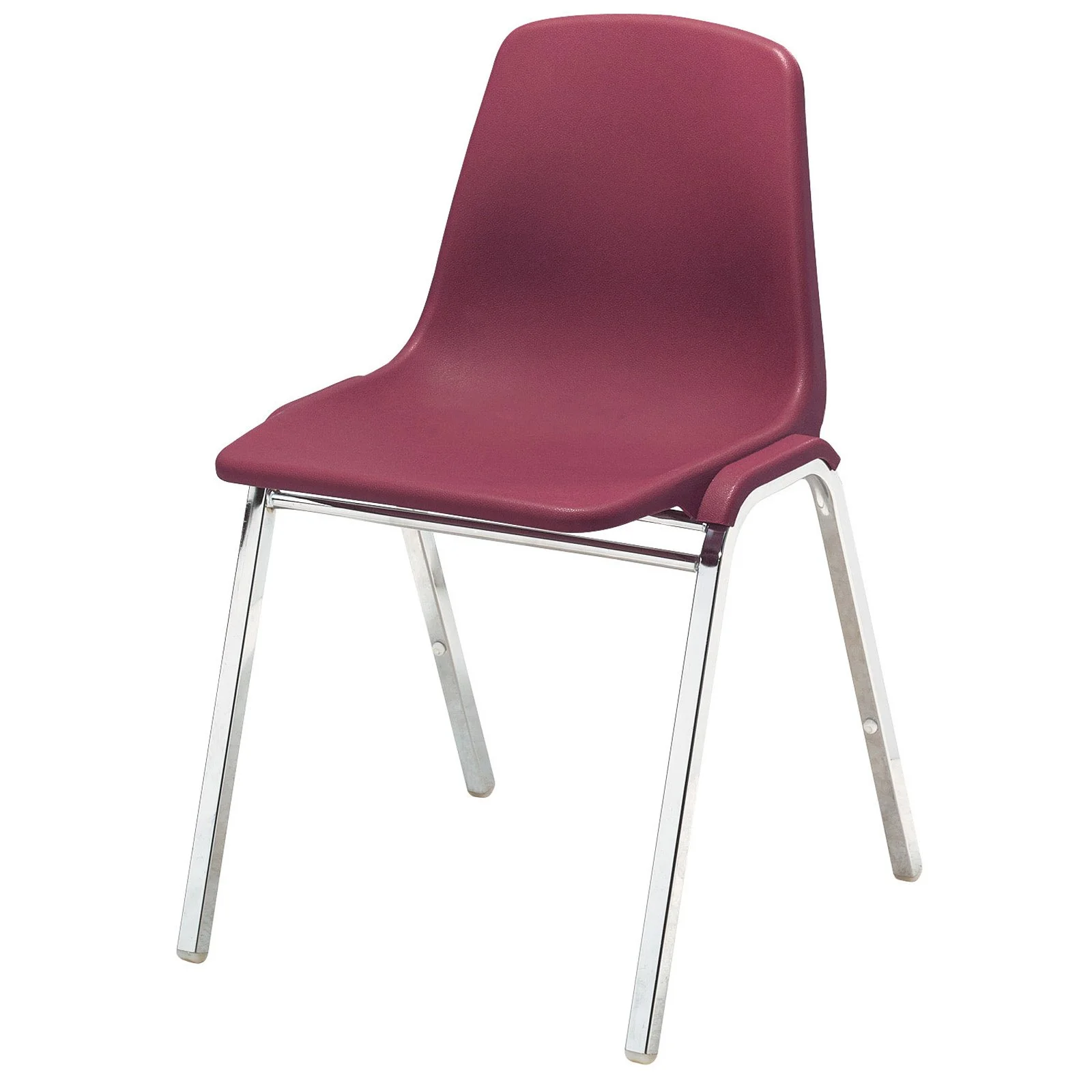 National Public Seating 8100 N Series Stacking Chair - Burgundy