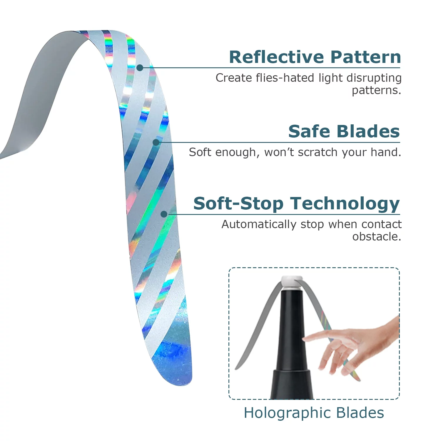 iMounTEK Fly Fans for table, Rechargeable Fly Repellent Keep Flies Away  for Picnic, Restaurant, Party, Home, and BBQ