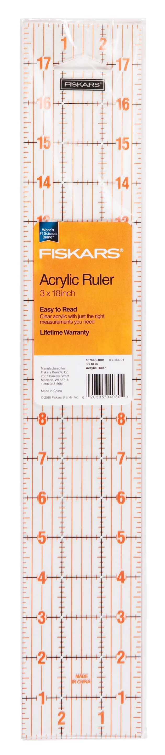 Fiskars® Acrylic Ruler 6