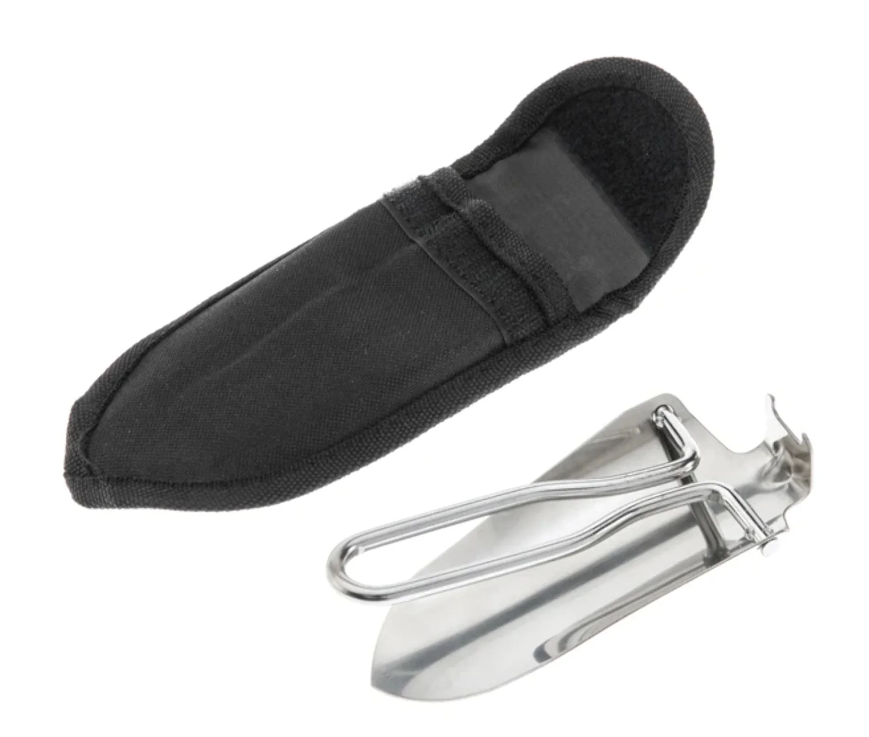 Mini Stainless Steel Folding Trowel | With Pouch