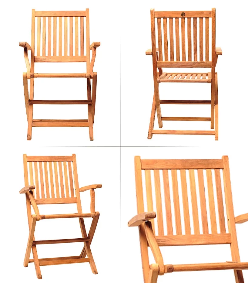 Amazonia Skygarden 7-Piece Teak Wood 100% FSC Patio Dining Set