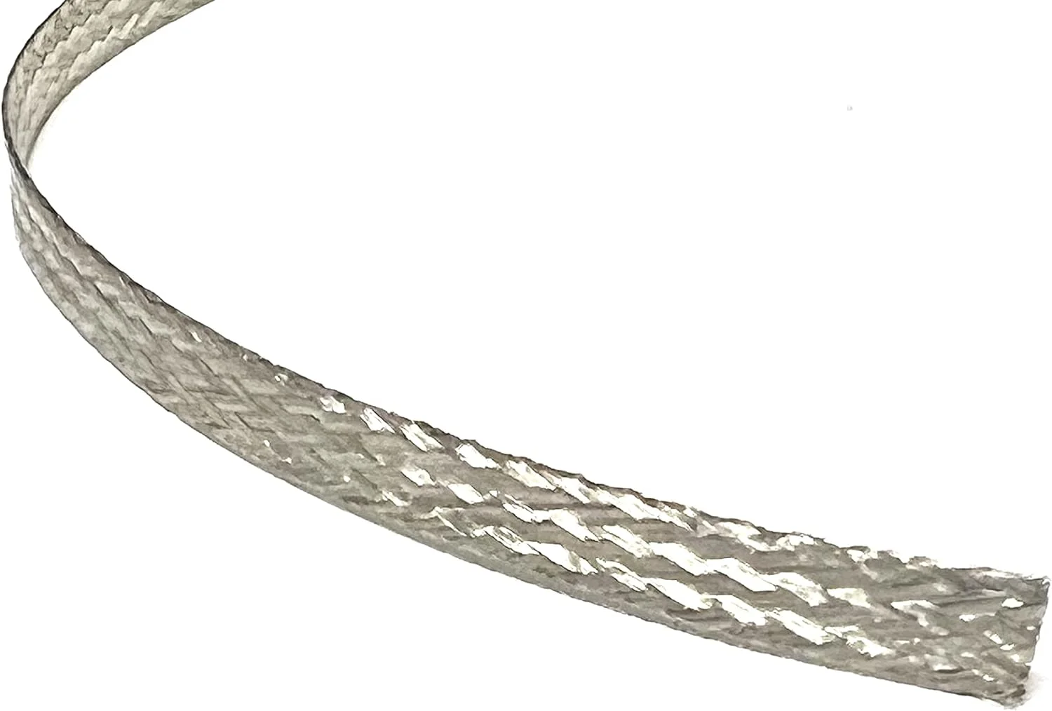 TINNED Copper Flat Braid Ground Strap Grounding 1/4