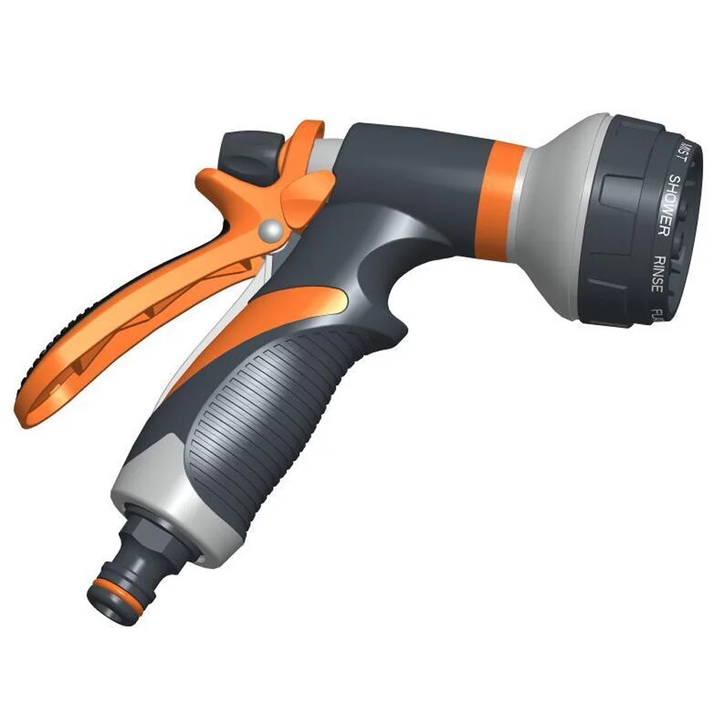 Irrigation System 8Patterns Water Nozzle Head Hose Sprayer Garden Spray Auto Car Washing home *6PCS