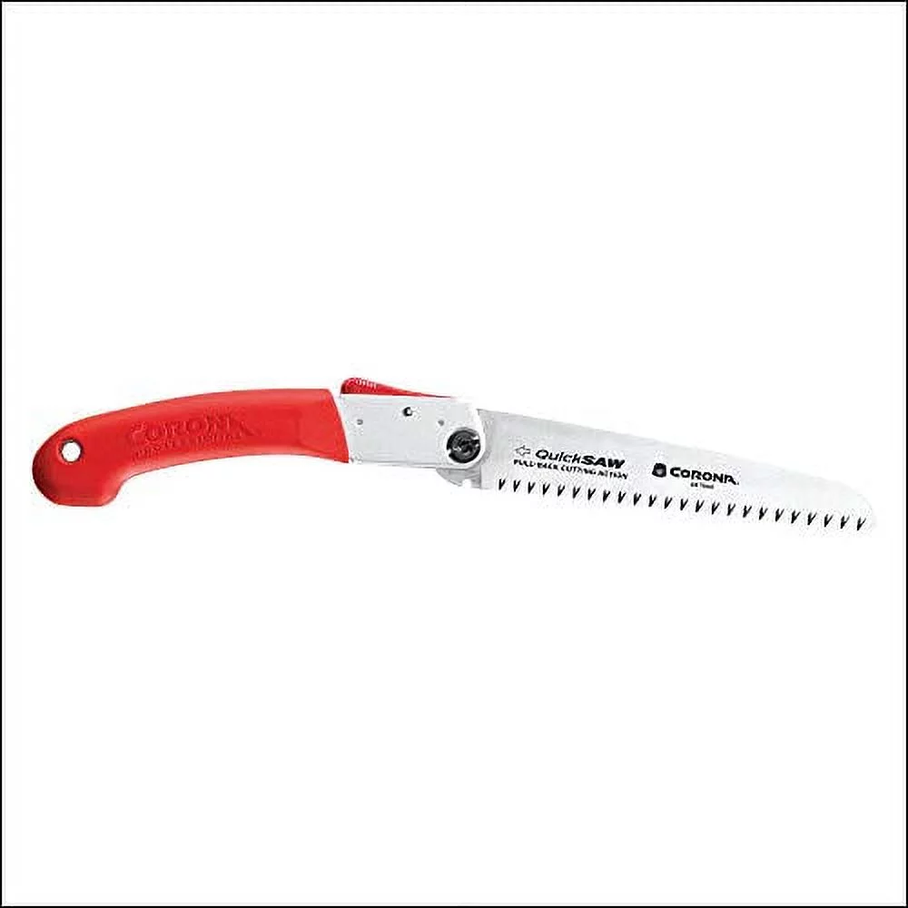 Tools 7-Inch Quicksaw Folding Saw | Pruning Saw Designed For Single-Hand Use | Curved Blade Hand Saw | Cuts Branches Up To 4