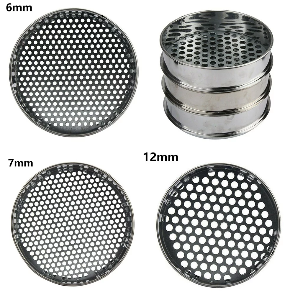 12mm Gardening Metal Home Garden Plants Riddle Soil Sieve Mesh Separating