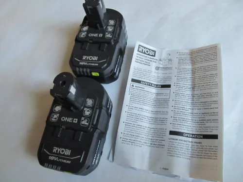 2 PACK GENUINE RYOBI Battery PBP005 LITHIUM-Ion 18V ONE+ 4.0Ah Battery OEM NEW