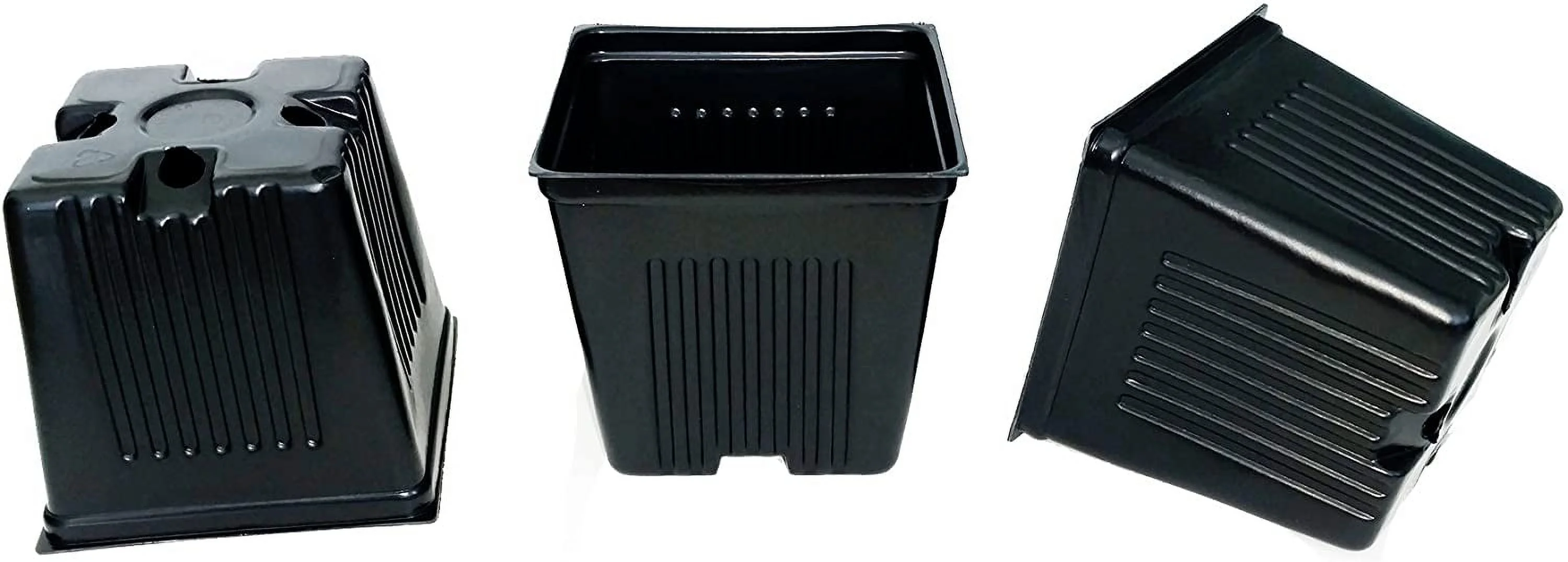 Gage Durapot Square Plastic Nursery Pots, 4