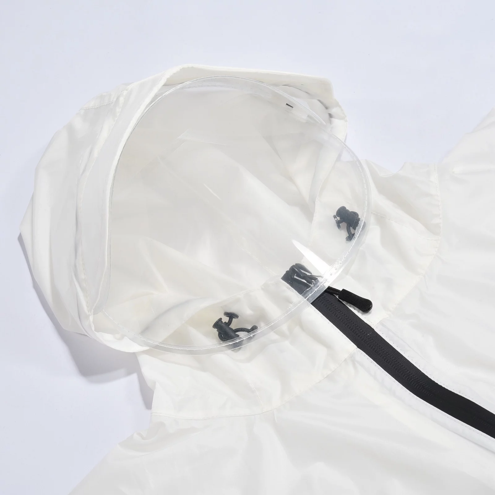 8QIDA Men's and Women's Universal Poncho Raincoat Adult Fashion Hiking Long Riding Poncho Men's Suit Vests 4Xl Beige L