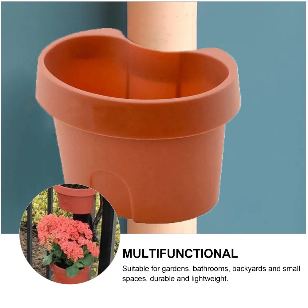 Gongxipen 3Pcs Wall-mounted Plant Pot Useful Flower Holder Practical Hanging Planter