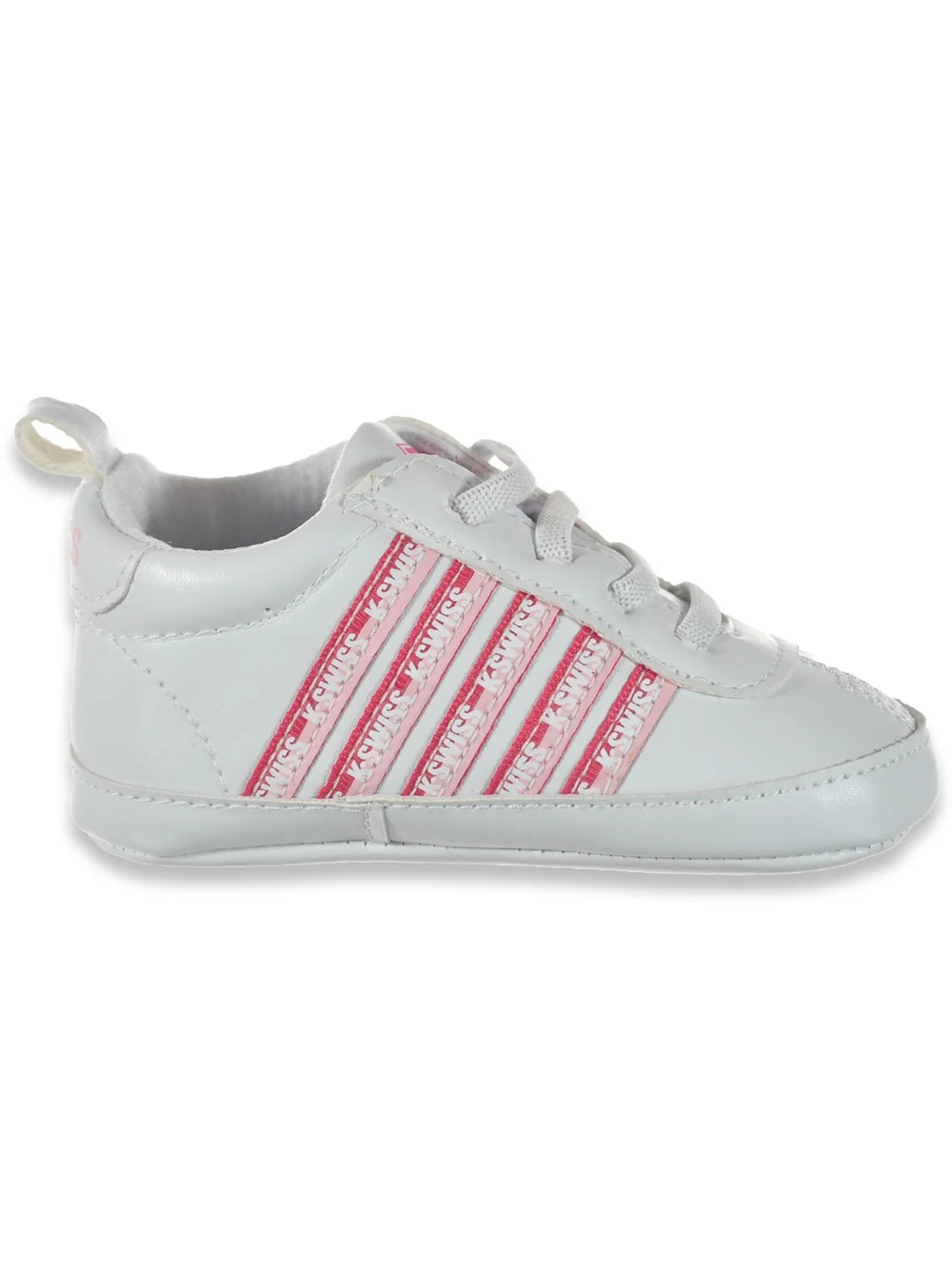 K-Swiss Baby Girls' Sneakers Booties - white, 3 - 6 months (Newborn)