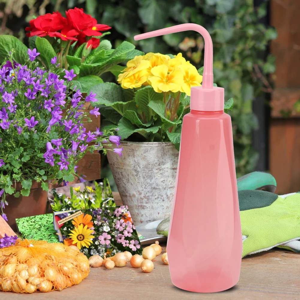 Watering Can 2Pcs Flower Plant Succulents Watering Bottles Water Can Pot Squeeze Bottle Garden Tool 480ML