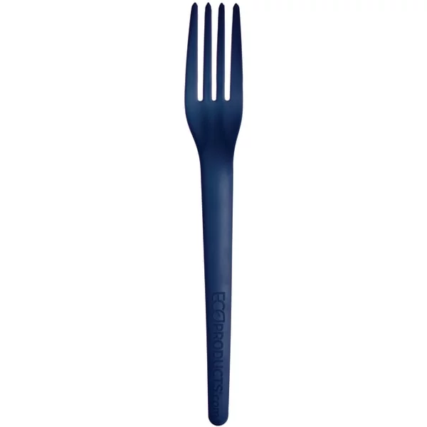 Eco-Products Plantware Compostable Disposable High Heat Dinner Fork Utensil, 7