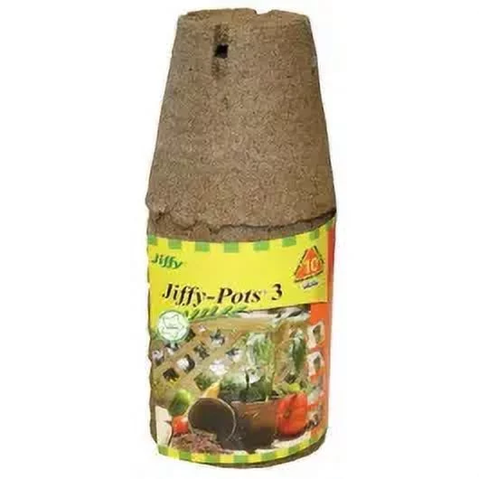 2PC Ferry Morse JP310 Jiffy 3-Inch Round Jiffy Pot 10-Pack