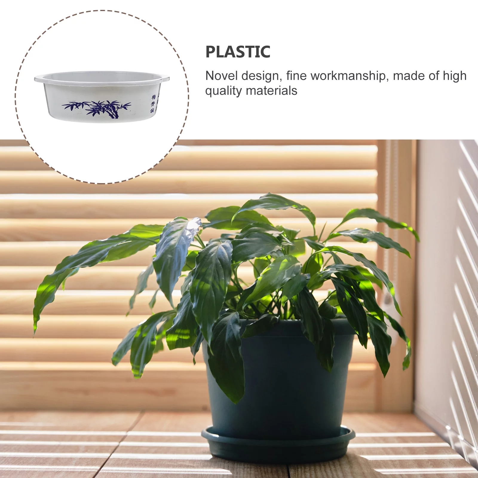 10pcs Plastic Water Lily Flowerpots Daffodil Hydroponic Planting Flowerpots