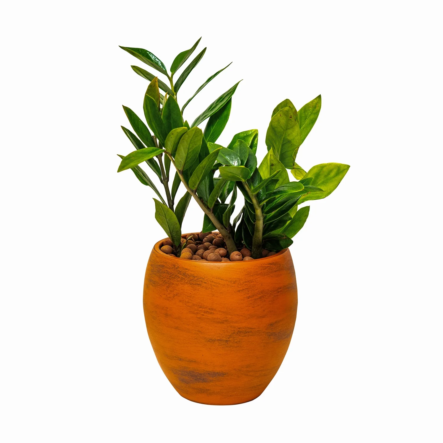 LEIYEHOOM Smart Self-watering Round Planter Pot for Indoor and Outdoor - Gray Wash