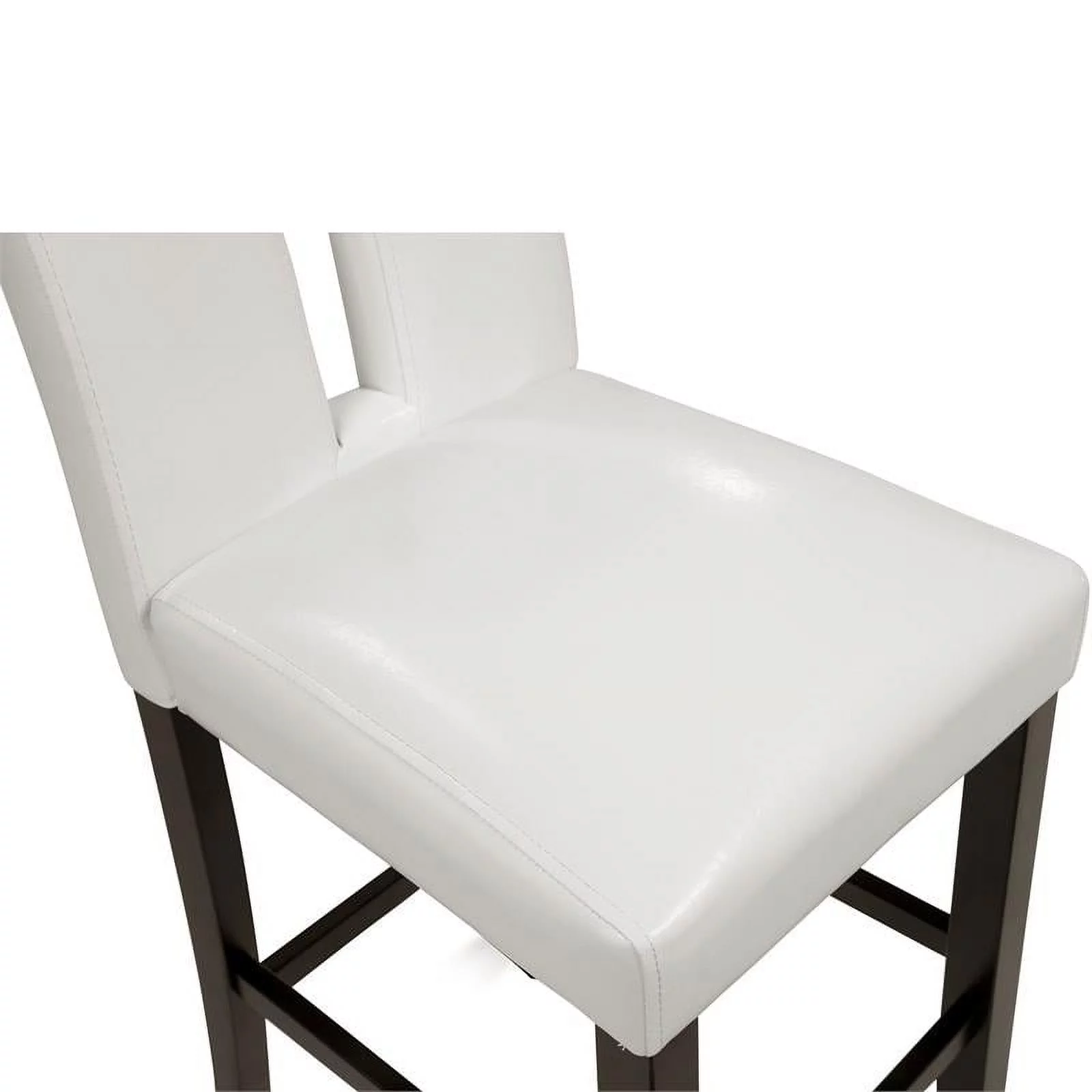 Furniture of America Jalen Wood 7-Piece Counter Dining Set with LED in Black