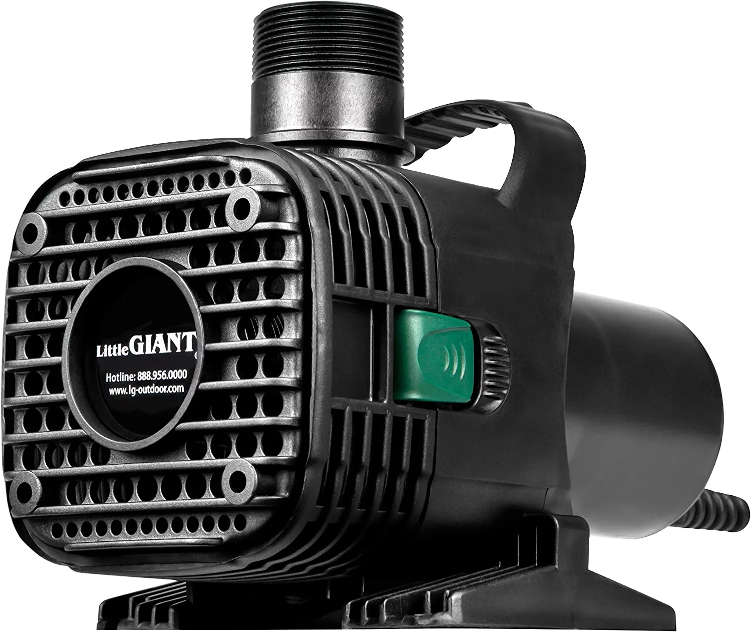 Little Giant Pump Pond Pump,3/16hp,120V AC,Plastic Housing 566725