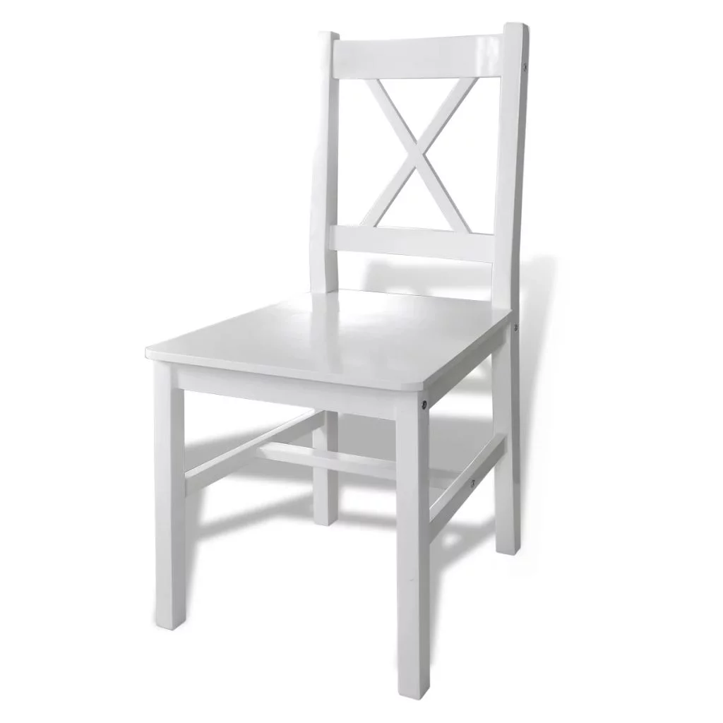 Tomshoo 5 Piece Dining Set White