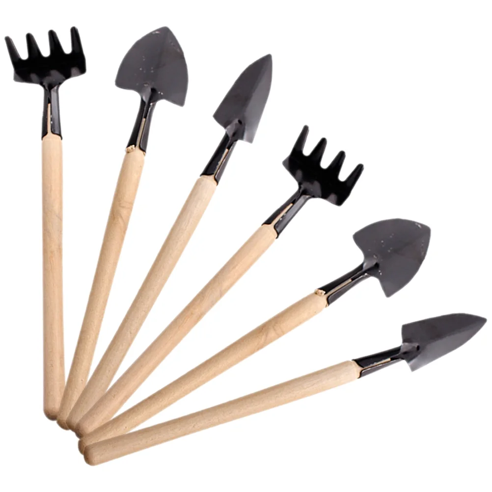 2 Sets Miniature Kit Garden Shovel Newborn Baby Shovels for Gardening Planting Toolkit Child