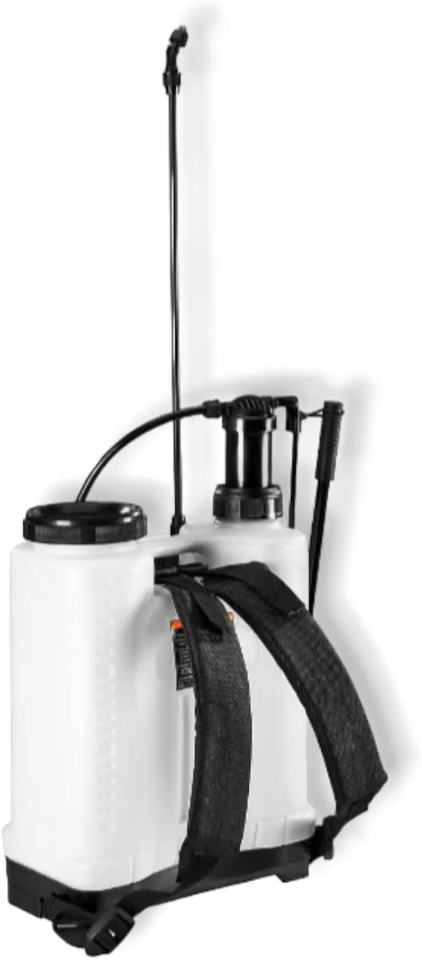 4 Gallon Garden Backpack Sprayer with 4 Nozzles, 12 PSI