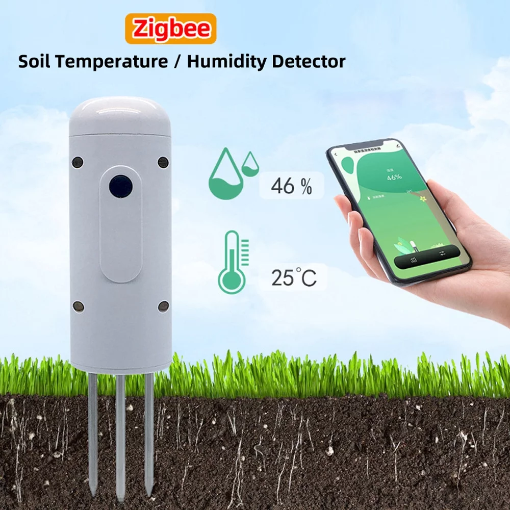 IP67 Waterproof Detector Wireless Soil Moisture Meter for Garden Farmland Planting