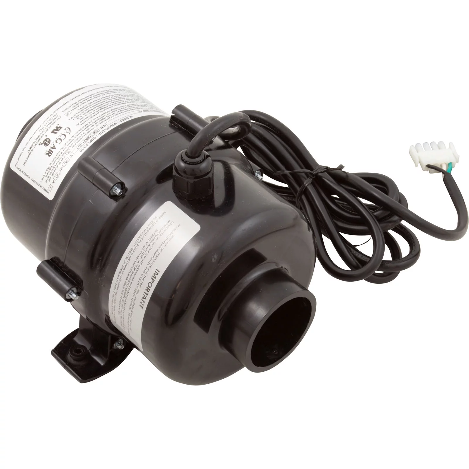Blower, CG Air Millenium Long Life, 230v, 4.0A, 10ft AMP