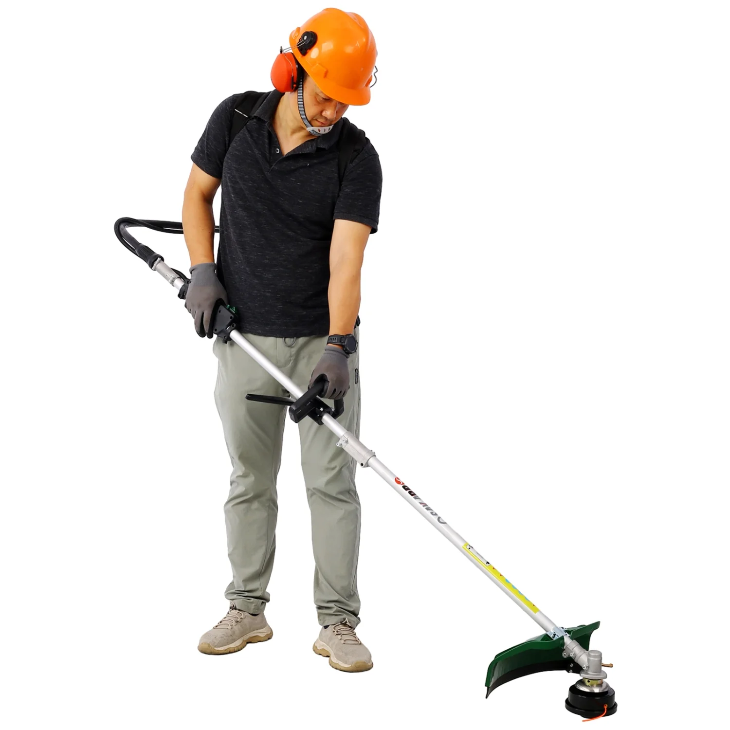 Multi-Functional 4 in 1 Backpack Trimming Tool System with Gas Pole Saw  Hedge Trimmer  Grass Trimmer  and Brush Cutter - EPA Compliant 31CC 4-stroke Garden Kit