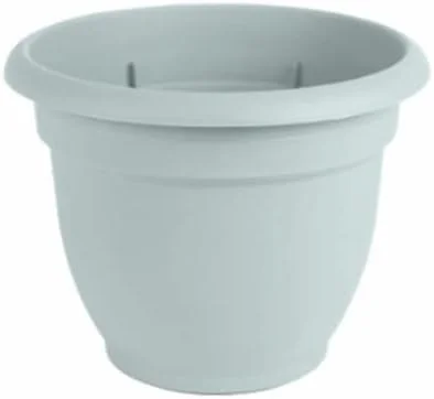 Ariana Self Watering Planter, Plastic, Misty Blue, 8-in. - Quantity 10