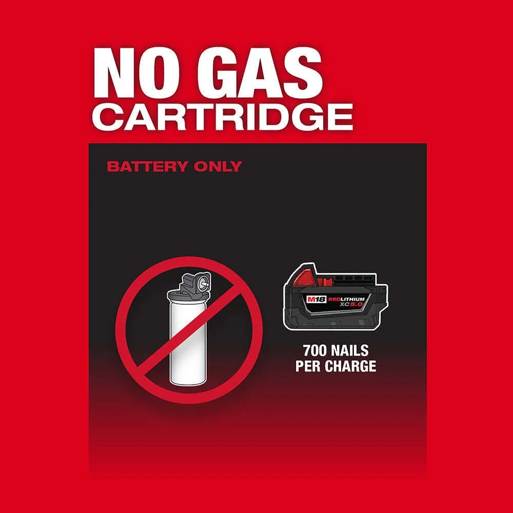 Restored Milwaukee 2744-20 M18 FUEL 3-1/2 in. 18-Volt 21-Degree Lithium-Ion Brushless Cordless Framing Nailer (Tool-Only) (Refurbished)