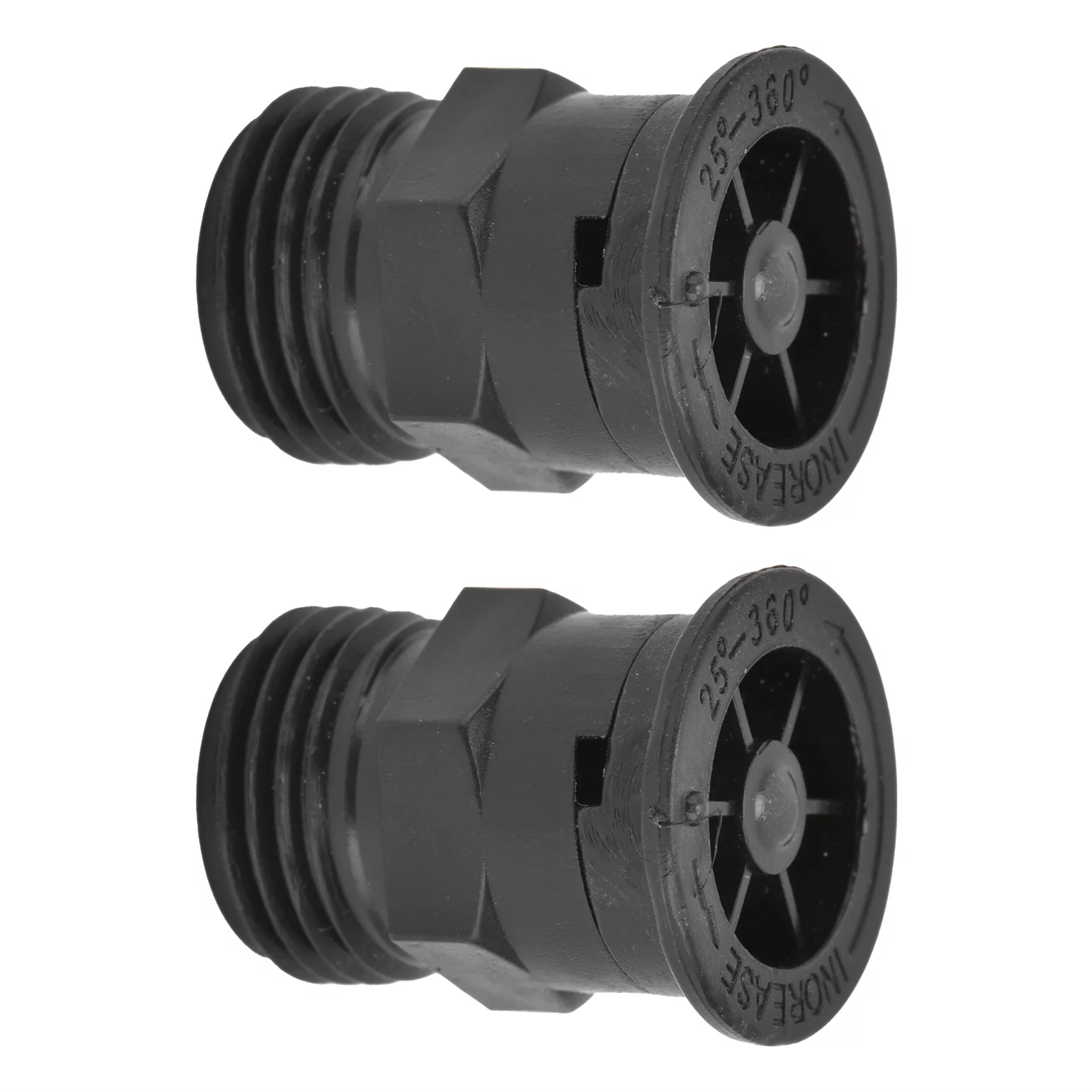 2Pcs Lawn Sprinkler Multipurpose Sprinkler Nozzle G1/2 External Thread Plastic Sprinkler Irrigation Garden Lawn Supplies