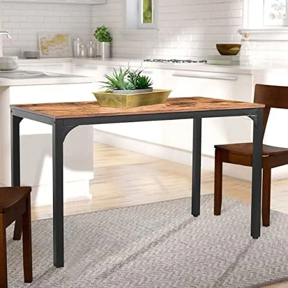 YPDCHB Table and Chairs with 3 Shelves  47.2"  Table  Tall  Height Table   Table with   Bistro Table for Small Apartment Narrow Kitchen Dining Room