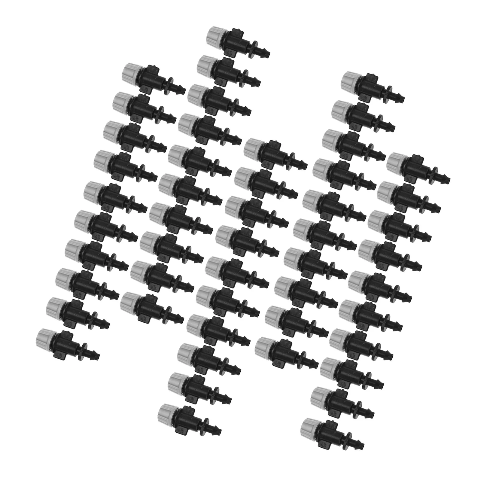 Alupre 50pcs/set Misting Nozzles Sprinkler Head Atomizer compatible with Garden Drip Irrigation System