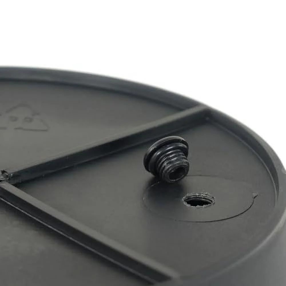 LEIYEHOOM 13 in.Gray Wicker Self-watering Planter