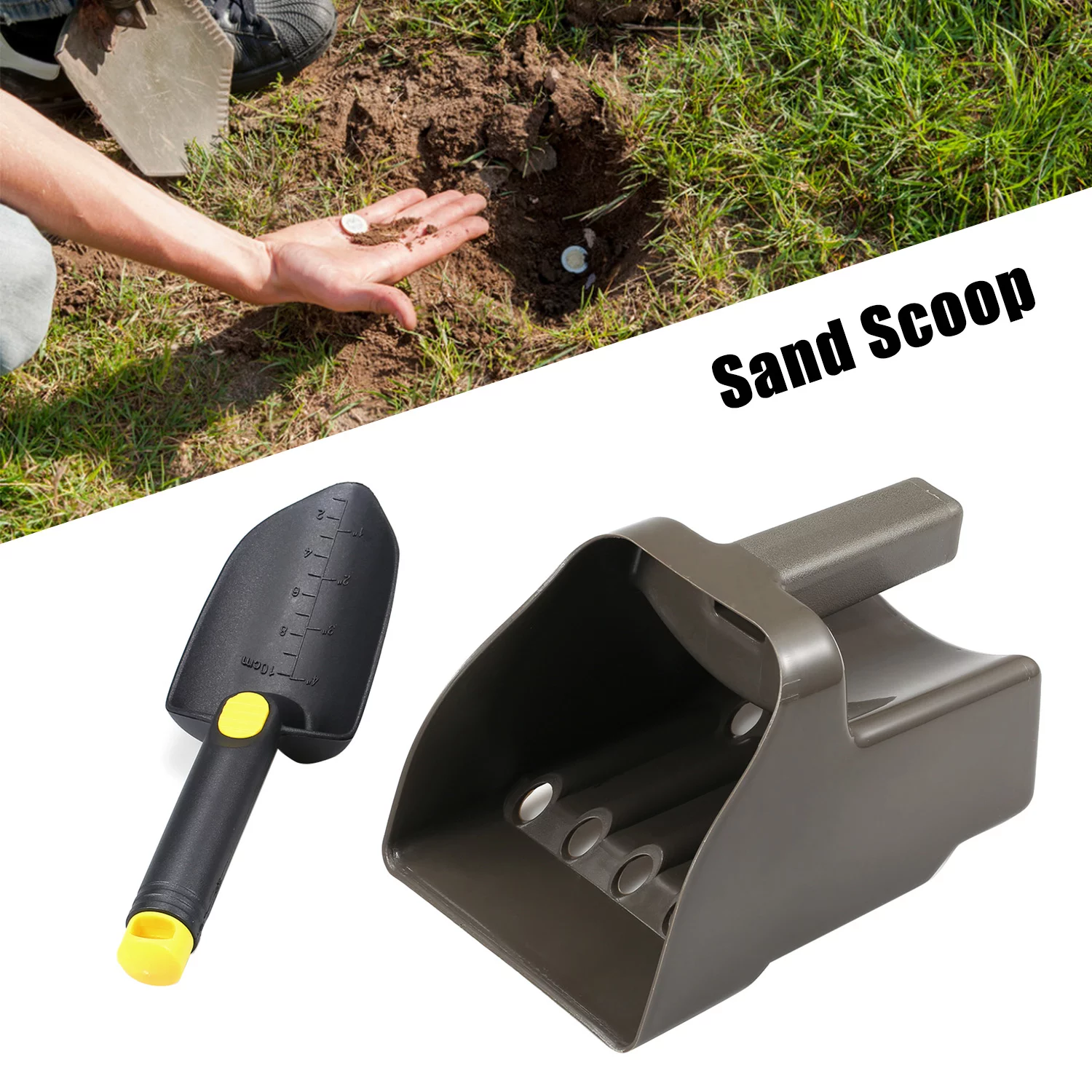 Sand and Shovel Set Digging Tool Accessories for Metal Detecting and Treasure