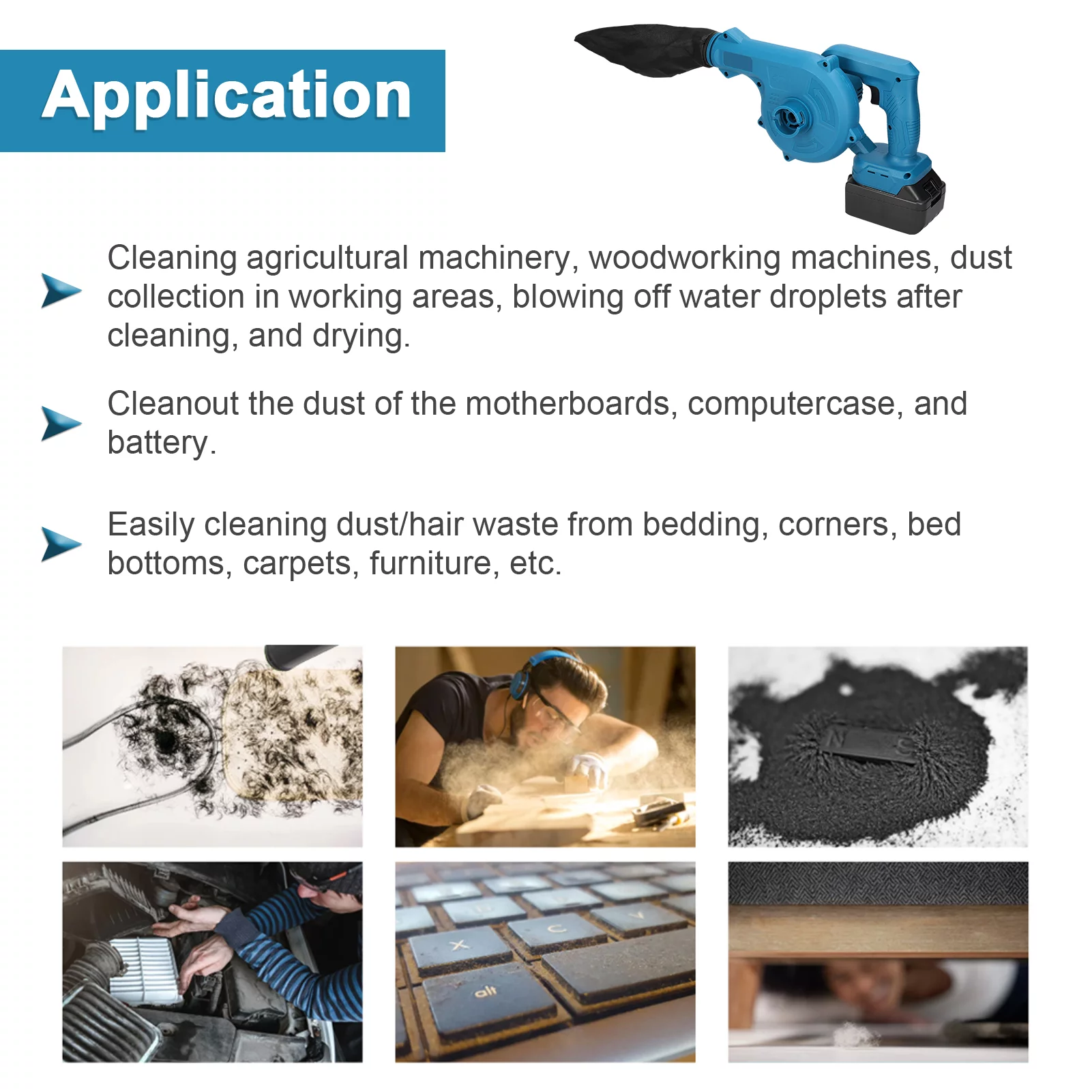 Dadypet Hairdryers,Leaves Air Portable Blower Car Air Blower Suction Leaves 2-in-1 Suction Leaves Blower Portable Blower Air Blower Portable HUIOP ERYUE SIUKE