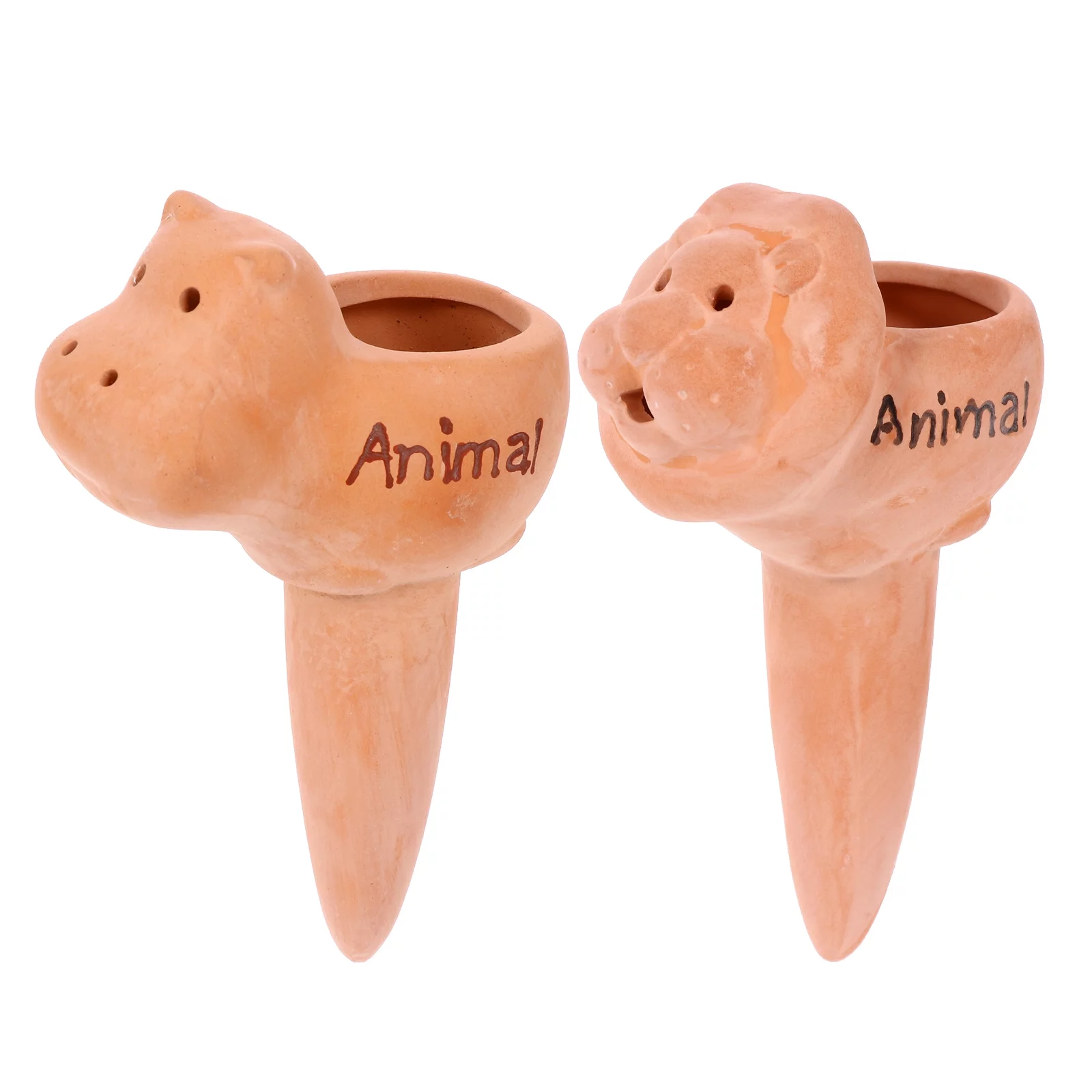 Guichaokj 2pcs Cartoon Self Watering Device Auto Drop Irrigation Water Seepage Device