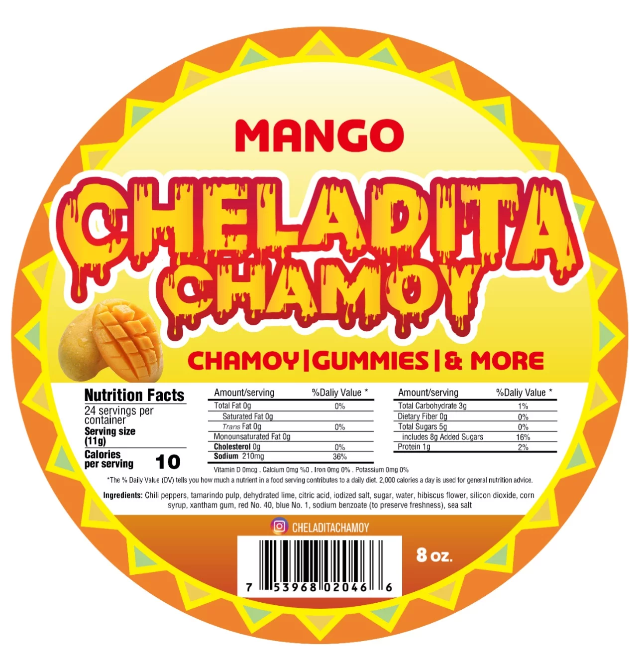 Cheladita Chamoy Paste Rim Dip  Mango