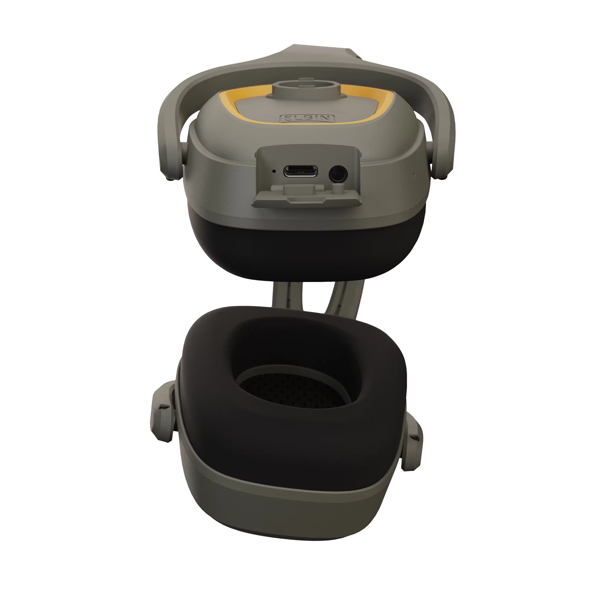 Elgin Rampage Bluetooth Hearing Protection Headphones, OSHA Compliant 25 dB Noise Reduction Safety Ear Muffs, 40+ Hour Rechargeable Battery