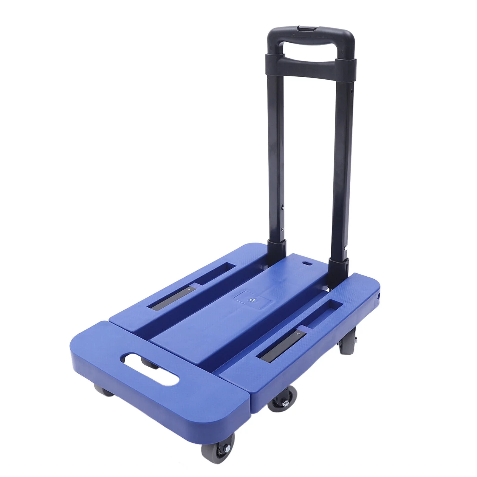 SHZICMY 220Lb Cart Folding Truck Hand Collapsible Push Pull Trolley Luggage Blue