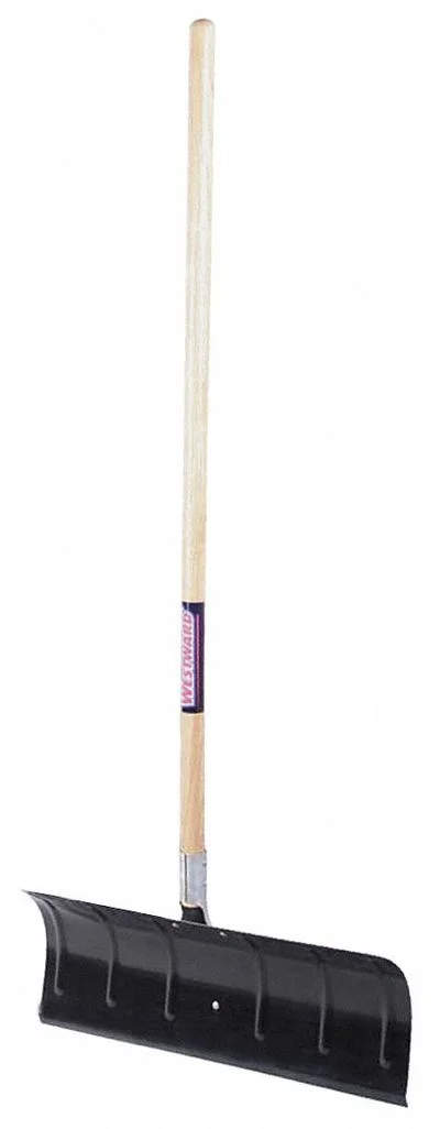 Westward Snow Pusher, Carbon Steel Blade Material, 24 in Blade Width, 12 in Blade Height - 6YU37