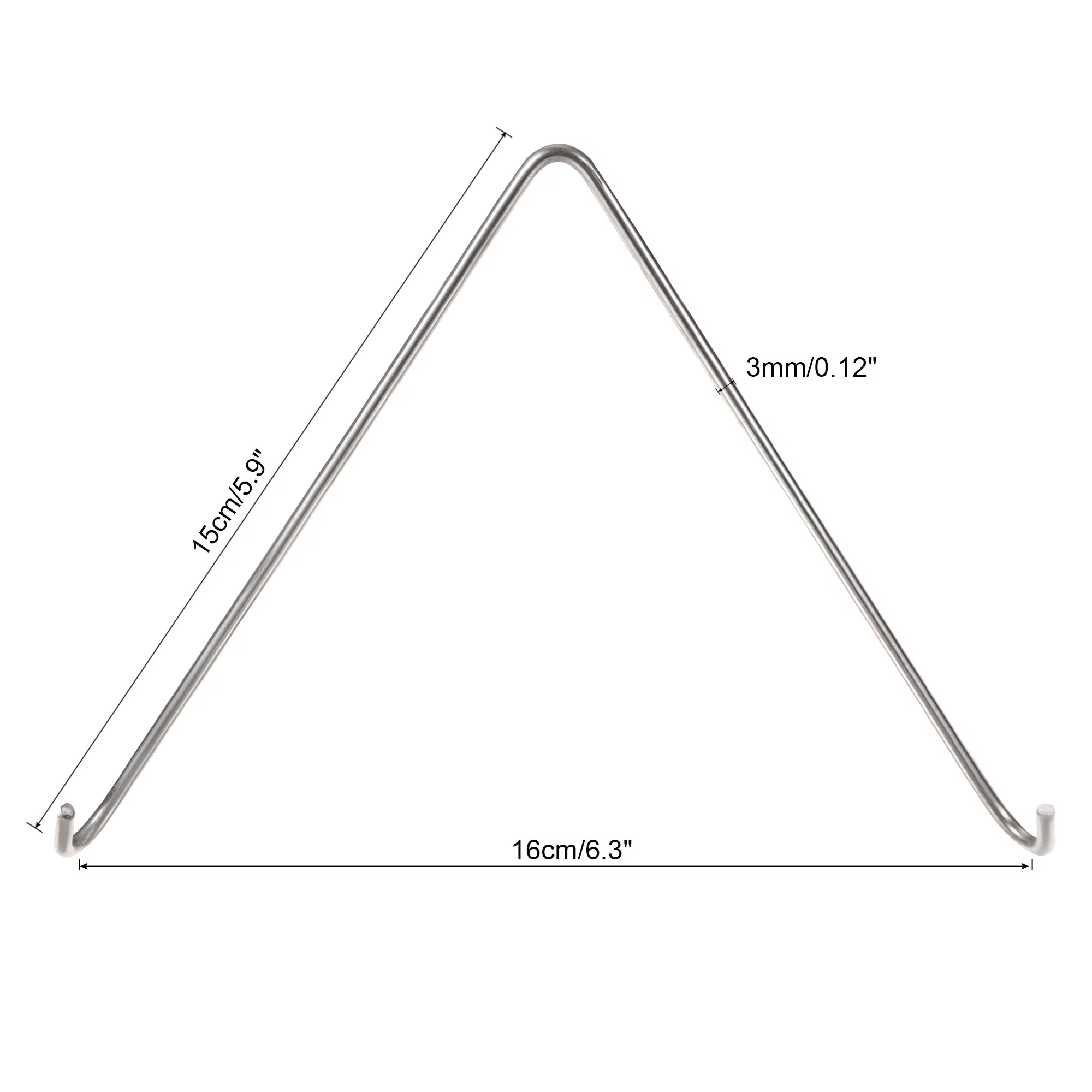 Uxcell Stainless Steel Plant Hanging Hooks 5.9