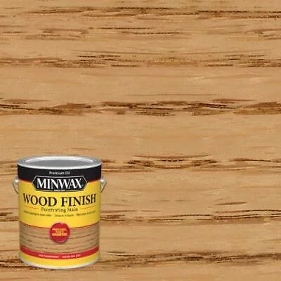 Minwax Wood Finish Semi-Transparent Golden Oak Oil-Based Penetrating Wood Stain 1 gal (Pack of 2)