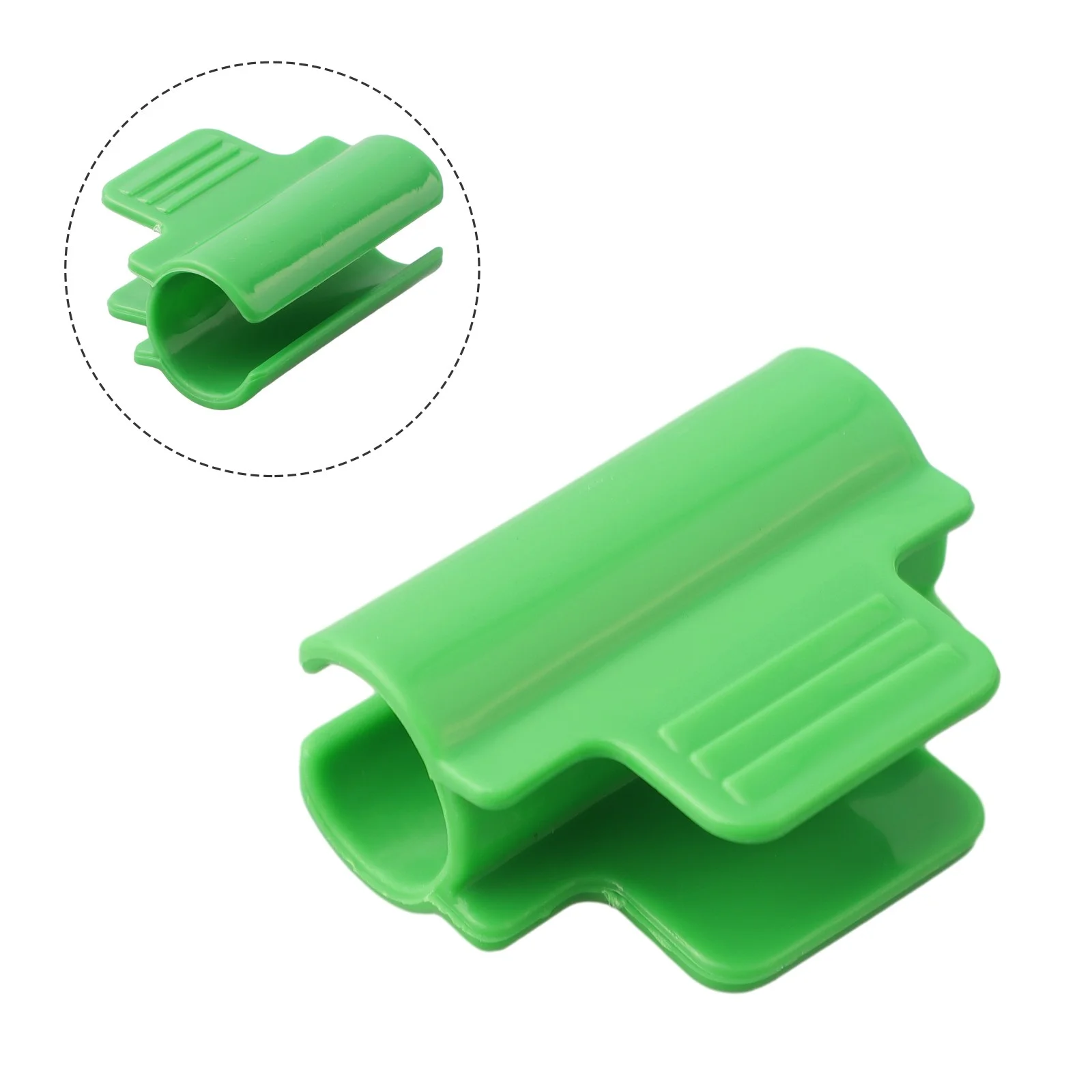 50PCS Greenhouse Clamps Plastic Cover Netting Tunnel Film Hoop Clips Garden